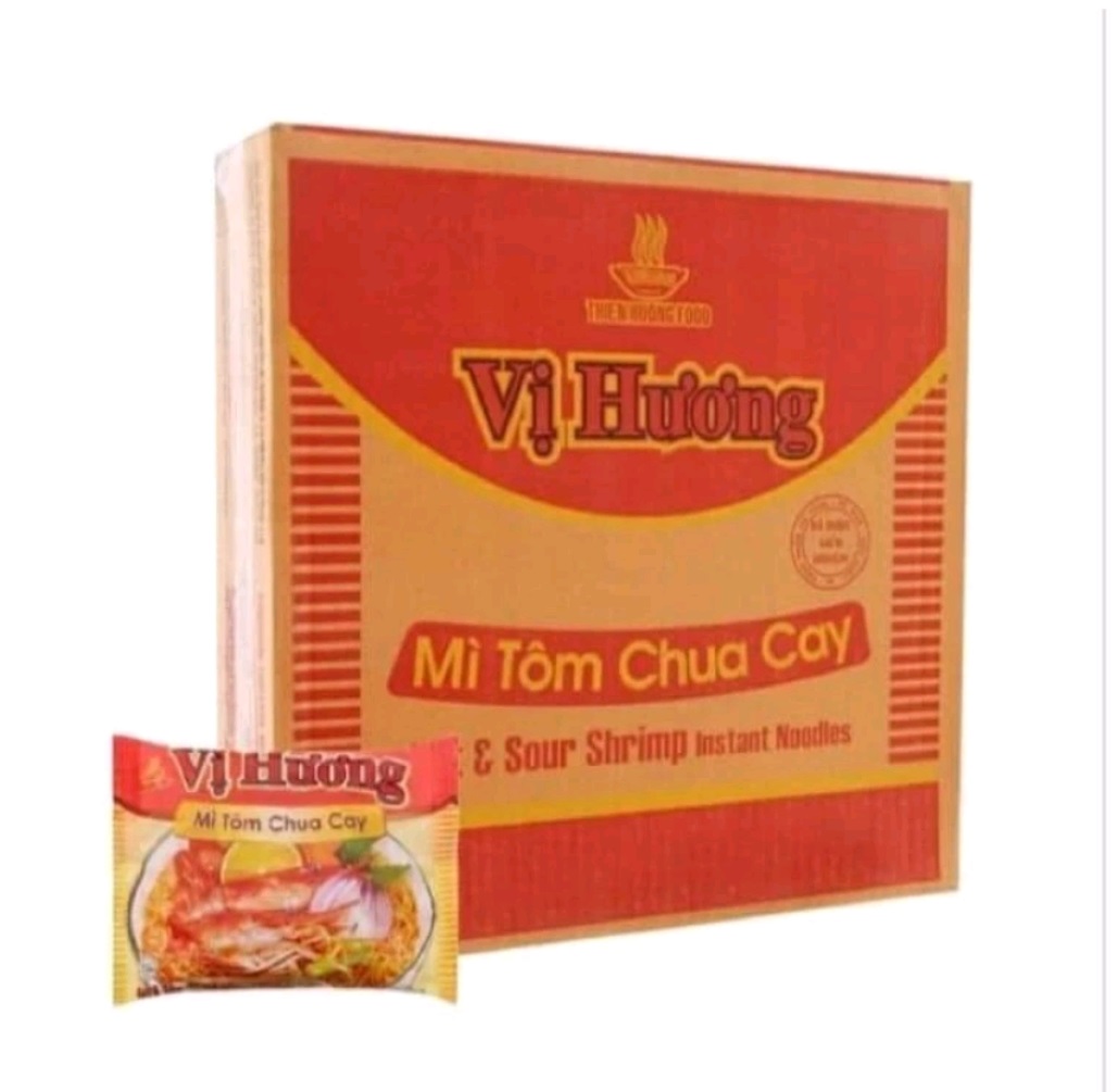 Mì Vị Hương Tôm Chua Cay gói 65g Thùng 30 gói